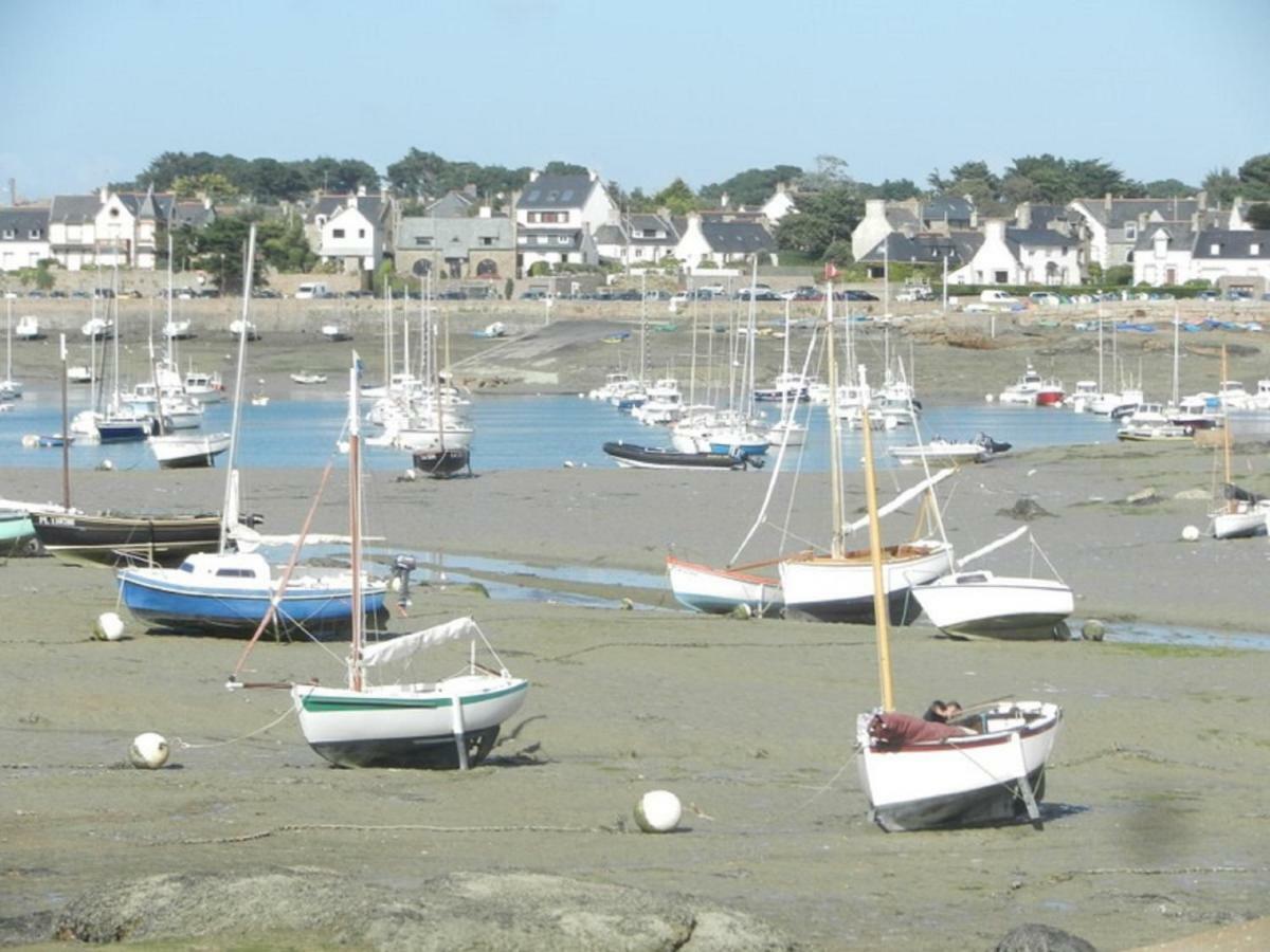 Vue Mer Cote De Granit Rose En Bretagne 트레뵈르덴 외부 사진